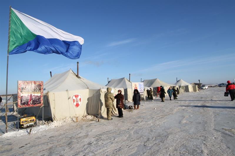 Военнослужащие Восточного округа Росгвардии приняли участие в обеспечении общественного порядка во время празднования «Крещение господня»