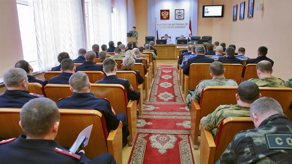 В Управлении Росгвардии по Республике Мордовия подвели итоги служебной деятельности в 2018 году