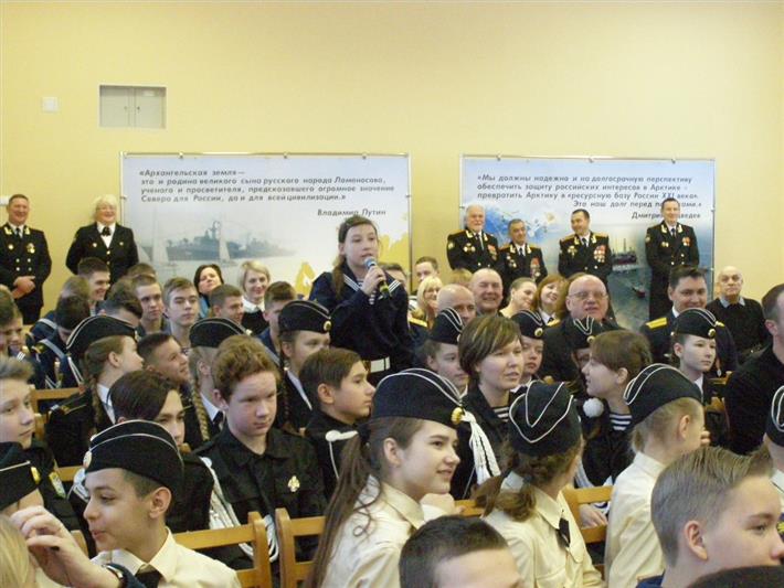 Представитель руководства архангельского областного управления Росгвардии принял участие в рождественской встрече с кадетами