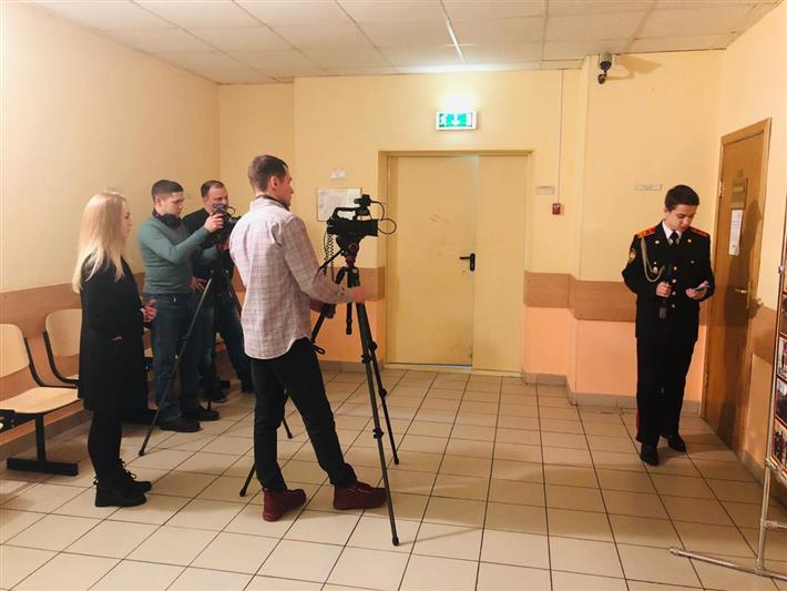 Воспитанники Московского президентского кадетского училища им. М.А. Шолохова стали участниками первого сюжета из цикла «Кадетский взгляд» (фото, видео)