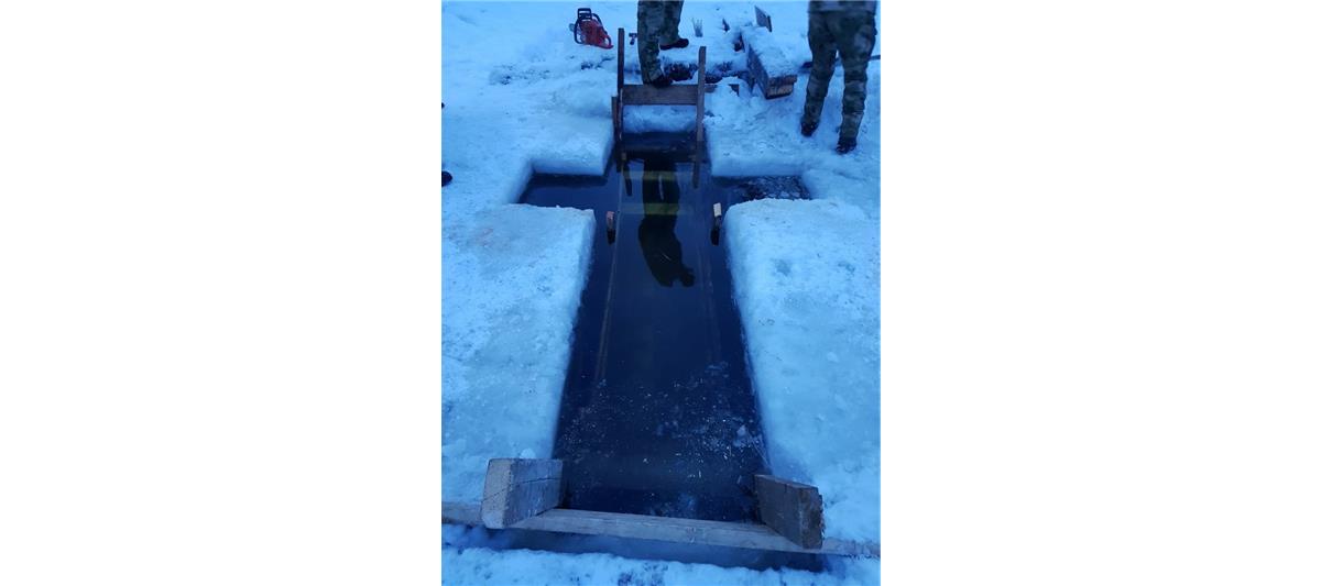 В Вологде и Архангельске росгвардейцы приняли участие в праздновании Крещения Господня