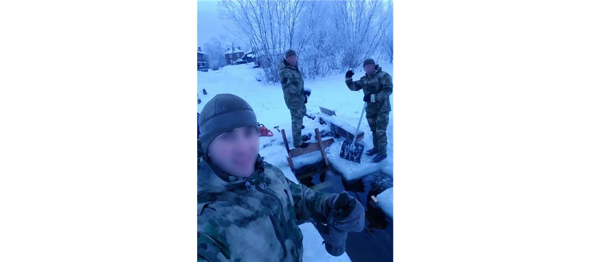 В Вологде и Архангельске росгвардейцы приняли участие в праздновании Крещения Господня