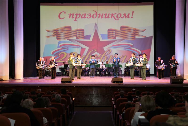Тульские росгвардейцы провели торжественное собрание в честь Дня защитника Отечества