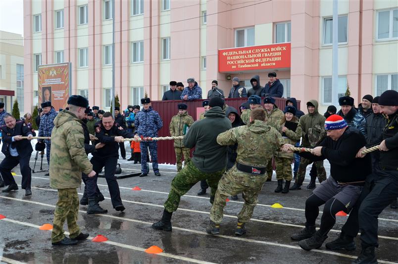 Тамбовское областное управление Росгвардии организовало спортивный фестиваль для школьников