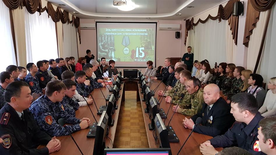 В Южном округе Росгвардии прошли мероприятия, приуроченные к 30-летию со дня вывода советских войск из Афганистана