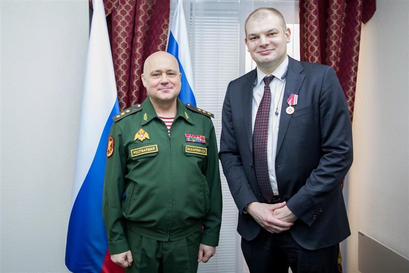 Главного редактора телеканала «Россия 24» наградили ведомственной медалью Росгвардии «За содействие»