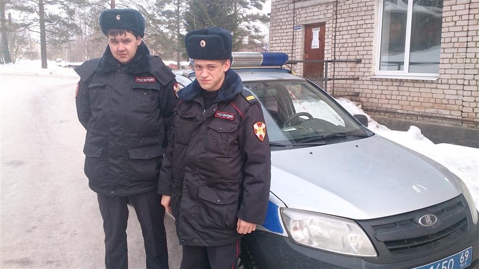 В Тверской области росгвардейцы пресекли автоугон