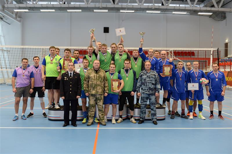 Состоялся чемпионат по волейболу среди столичных подразделений Росгвардии 