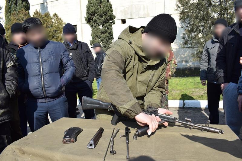 В Управлении Росгвардии по Республике Дагестан состоялись соревнования по военно-прикладным видам спорта 