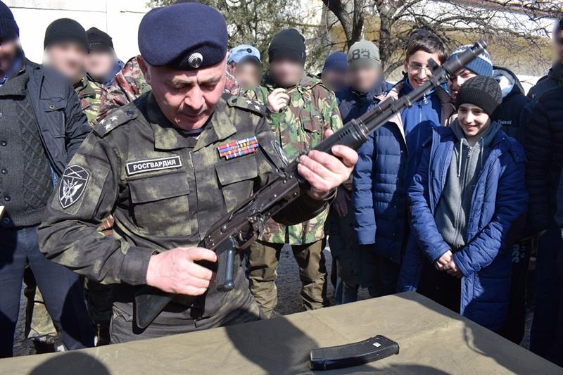 В Управлении Росгвардии по Республике Дагестан состоялись соревнования по военно-прикладным видам спорта 