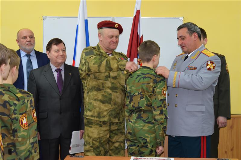 Кадетский класс Росгвардии открыт в Нижнем Новгороде (видео)