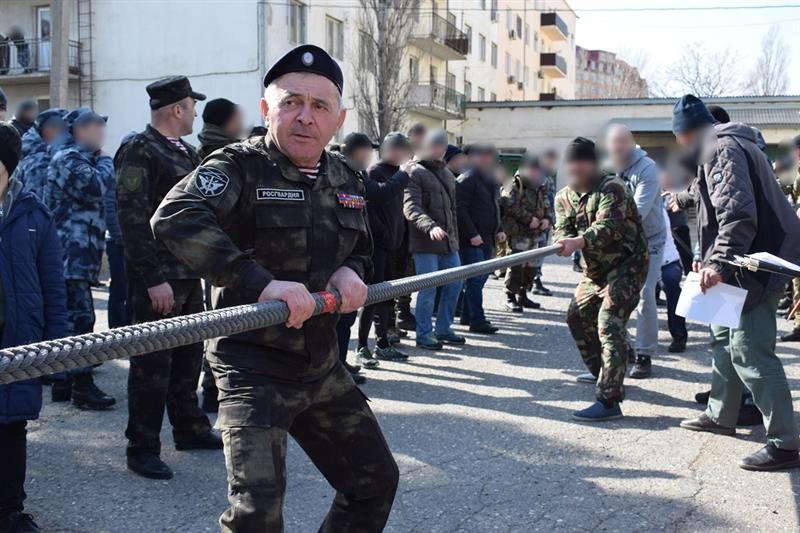В Управлении Росгвардии по Республике Дагестан состоялись соревнования по военно-прикладным видам спорта 