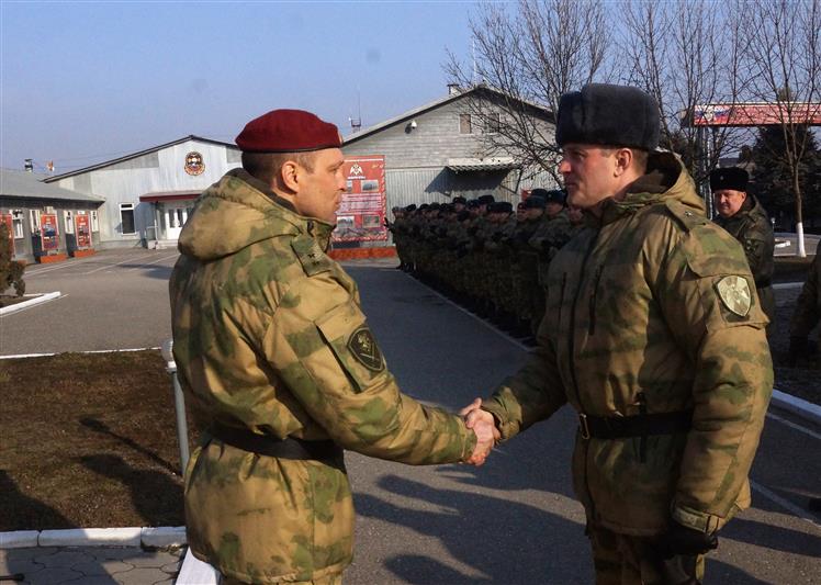В Объединенной группировке войск (сил) на территории Северо-Кавказского региона отметили День защитника Отечества 