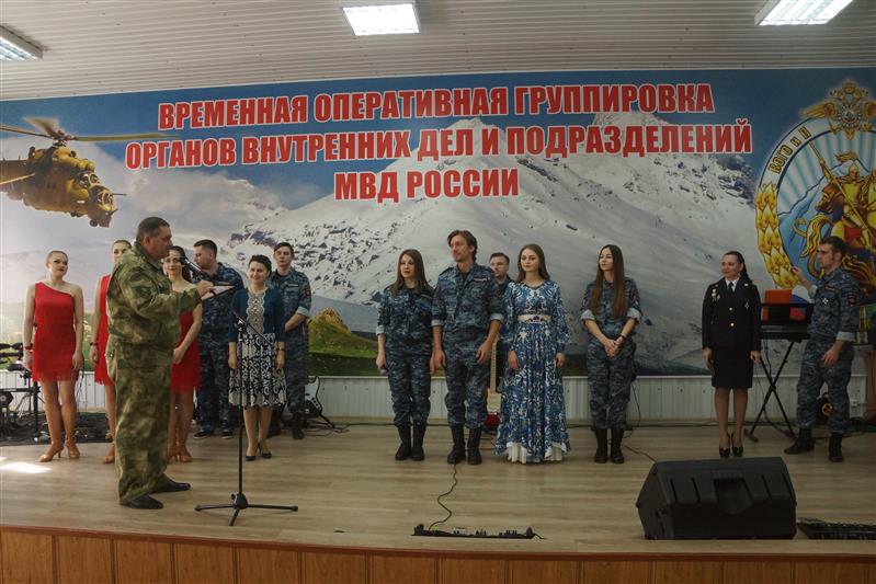 В Объединенной группировке войск (сил) на территории Северо-Кавказского региона отметили День защитника Отечества 