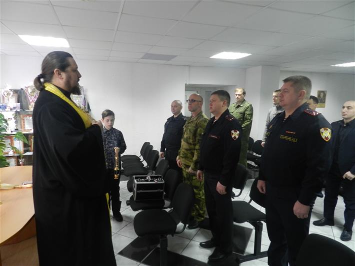 В Управлении Росгвардии по Ямало-Ненецкому автономному округу состоялся чин освящения административного здания