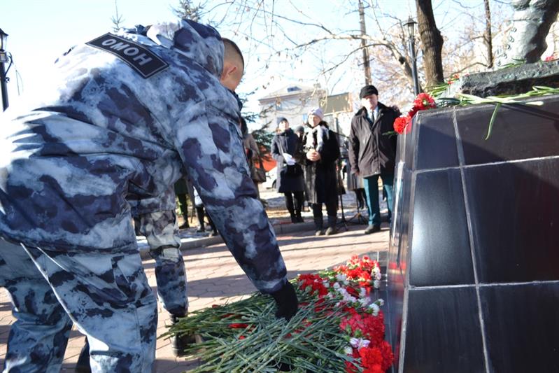 В Восточном округе Росгвардии прошли памятные мероприятия, посвященные юбилейной годовщине окончания Афганской войны