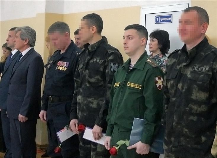 В Мордовии представители Росгвардии приняли участие в проведении патриотических состязаний среди школьников, приуроченных  ко Дню защитника Отечества