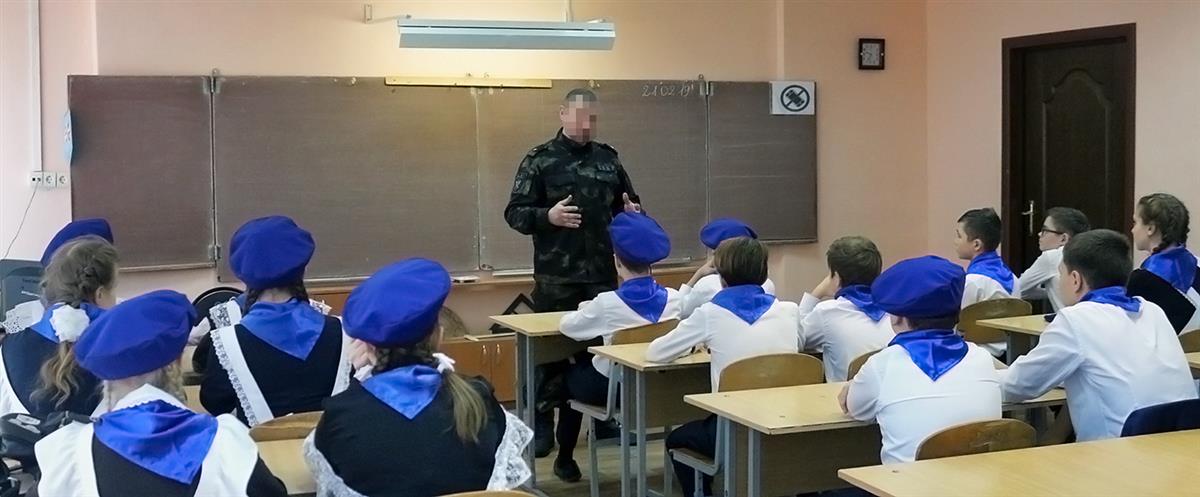 В Мордовии представители Росгвардии приняли участие в проведении патриотических состязаний среди школьников, приуроченных  ко Дню защитника Отечества