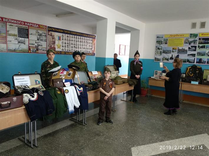 Росгвардией проведены уроки мужества в городах Дагестана