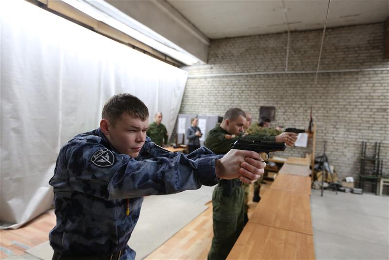 Завершился третий этап чемпионата Росгвардии по лыжным гонкам и служебному двоеборью