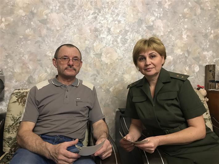 Военнослужащие Росгвардии побывали в гостях у тверичанина – ветерана Афганской войны