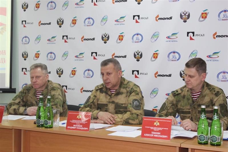 В Сыктывкаре состоялась пресс-конференция, посвященная предстоящему чемпионату Росгвардии по лыжным гонкам и служебному двоеборью