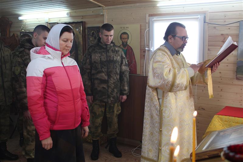 В День защитника Отечества в Главном Храме Росгвардии состоялось богослужение 