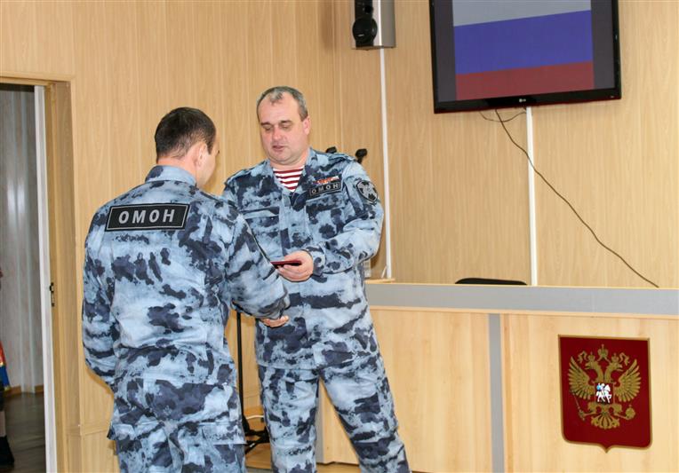 Оперативная рота орского ОМОН отметила 25-летие