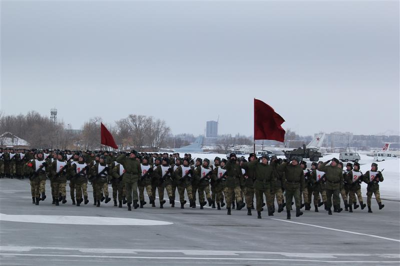 Курсанты Саратовского военного института Росгвардии готовятся к параду Победы на Красной площади