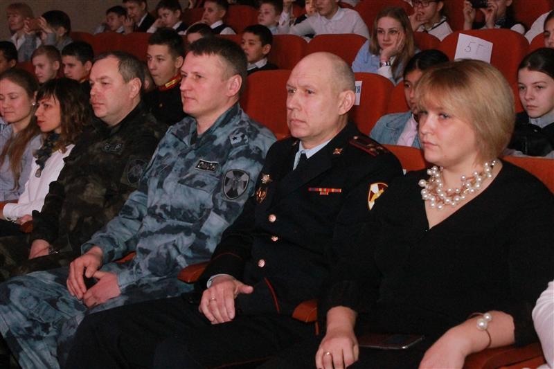 Тульские росгвардейцы провели торжественное собрание в честь Дня защитника Отечества