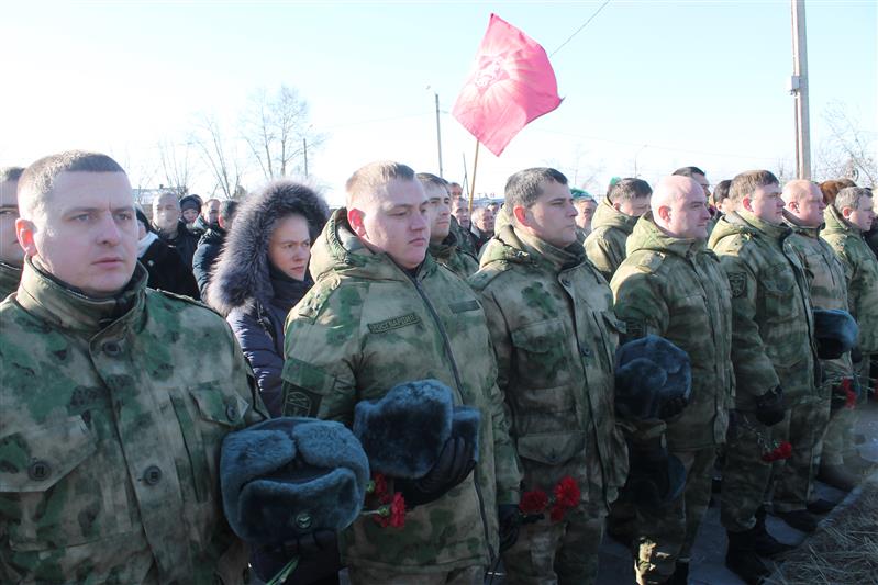 Росгвардейцы Бурятии приняли участие в митинге, посвященном 30-й годовщине вывода советских войск из Афганистана