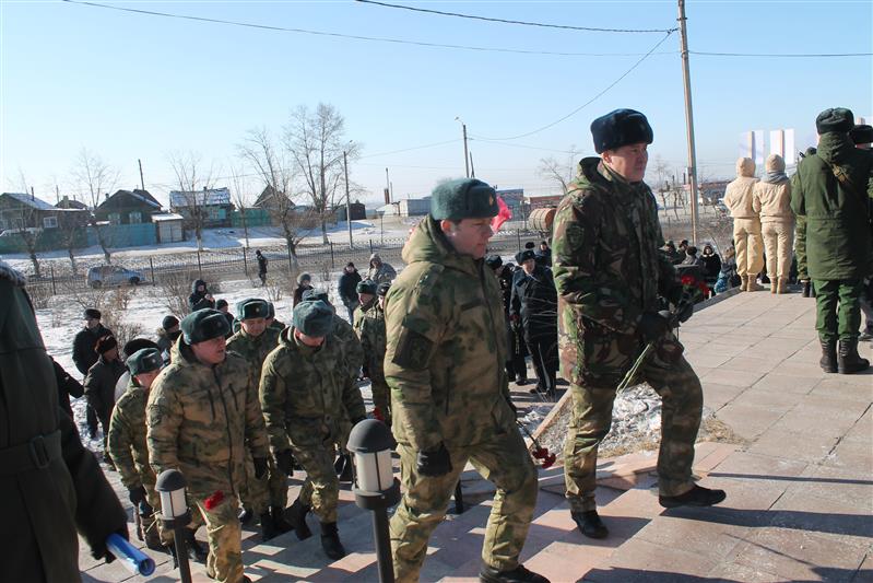 Росгвардейцы Бурятии приняли участие в митинге, посвященном 30-й годовщине вывода советских войск из Афганистана