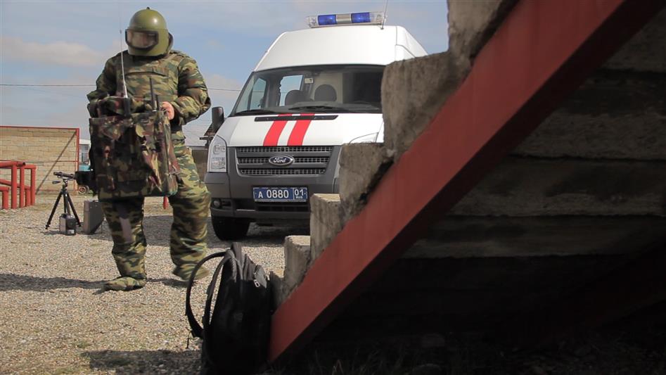 Взрывотехники адыгейского ОМОН обследовали и уничтожили найденные гражданами снаряды времен войны