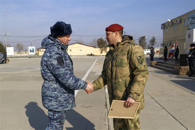 В Объединенной группировке войск (сил) на территории Северо-Кавказского региона отметили День защитника Отечества 