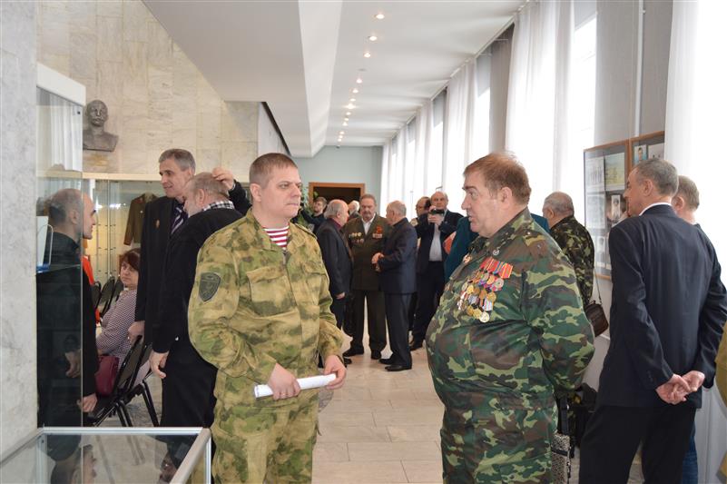 В Орле росгвардейцы приняли участие в открытии выставки «Опалённые Афганистаном»