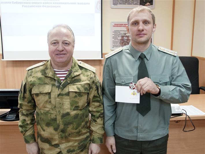 Командующий Сибирским округом Росгвардии подвел итоги деятельности спортивной команды объединения за прошедший год