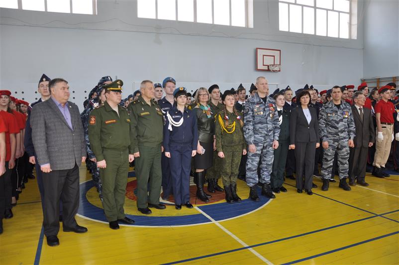 В Белгородской области росгвардейцы организовали кадетский смотр-конкурс