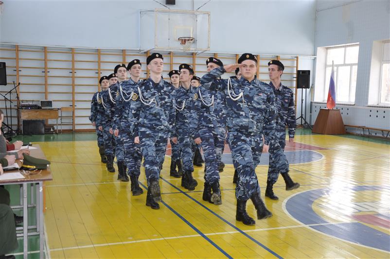 В Белгородской области росгвардейцы организовали кадетский смотр-конкурс 