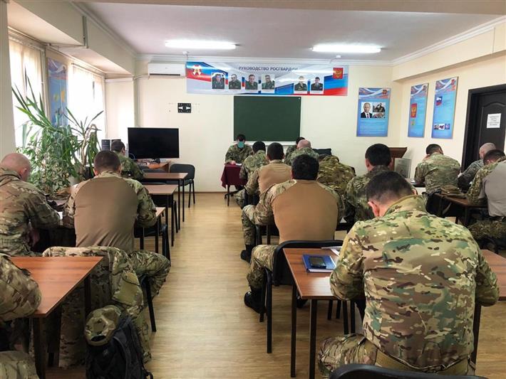 На Северном Кавказе проходит учебный сбор сотрудников СОБР территориальных управлений Росгвардии