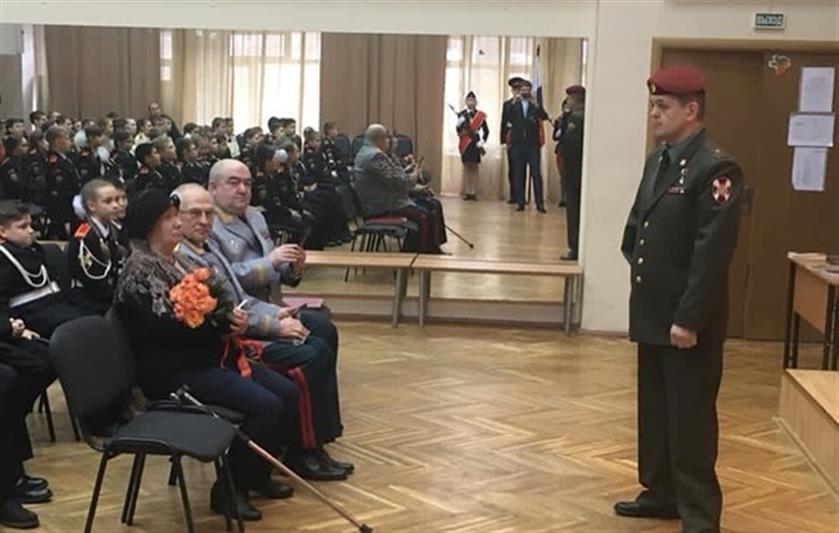 Кадетскому классу Росгвардии в Раменках присвоено имя Героя Советского Союза Петра Евсеевича Брайко