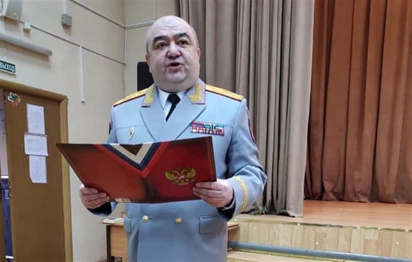 Кадетскому классу Росгвардии в Раменках присвоено имя Героя Советского Союза Петра Евсеевича Брайко