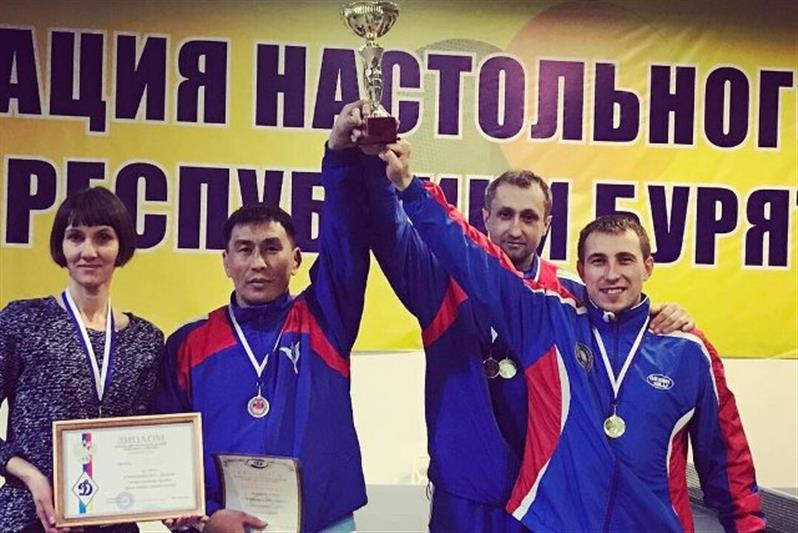 Росгвардейцы Бурятии стали победителями регионального чемпионата «Динамо» по настольному теннису
