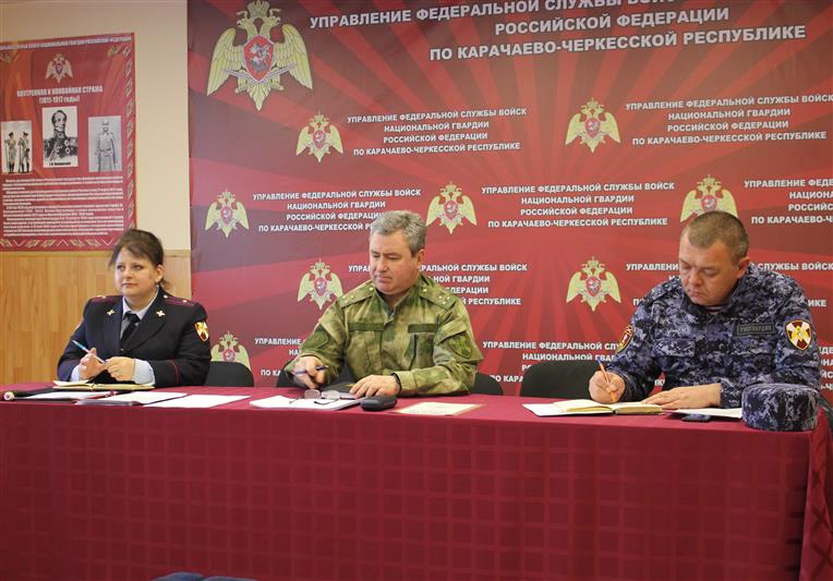 Росгвардейцы Карачаево-Черкесии посоревновались в знании истории войск правопорядка