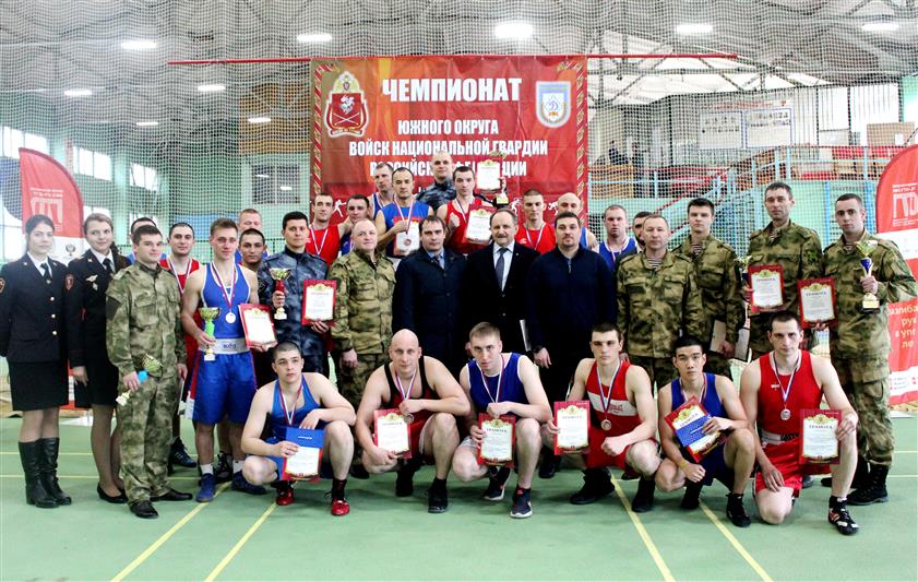 Определились победители первого чемпионата по боксу Южного округа Росгвардии