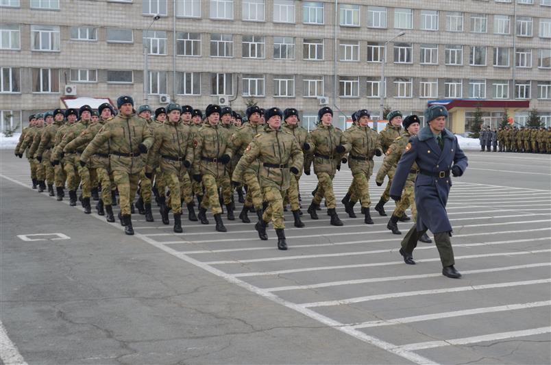 Новосибирский военный институт Росгвардии отметил День образования ведомства