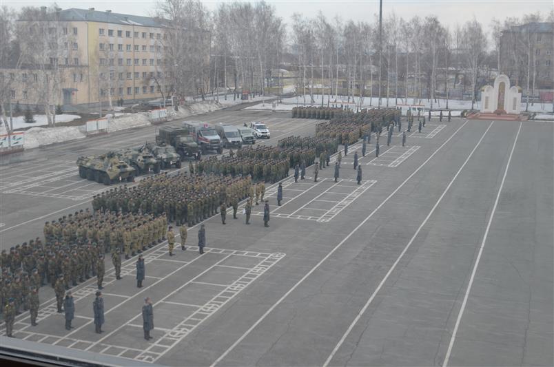 Новосибирский военный институт Росгвардии отметил День образования ведомства