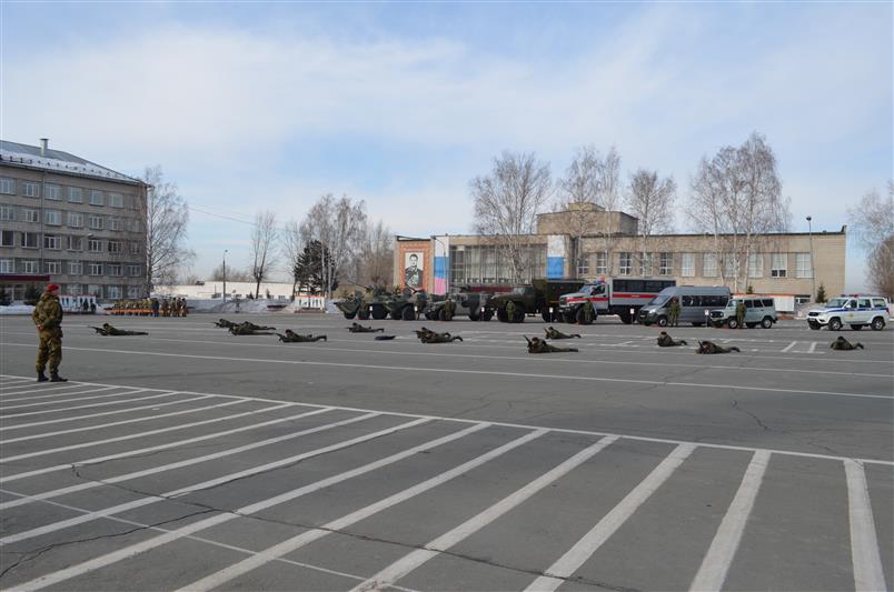 Новосибирский военный институт Росгвардии отметил День образования ведомства