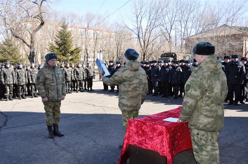 Росгвардейцы Восточного округа отметили профессиональный праздник (фото, видео)