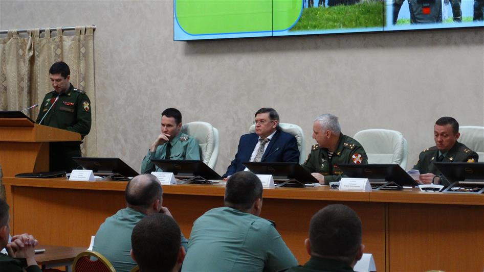 Факультет Росгвардии Военного университета провел конференцию по вопросам морально-психологического обеспечения служебной деятельности 