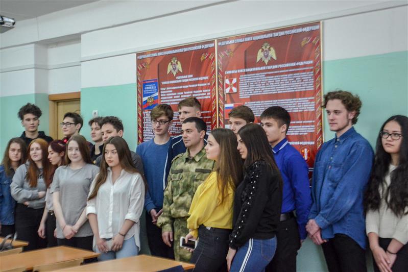 В южно-сахалинской школе открыт «Кабинет Росгвардии» 